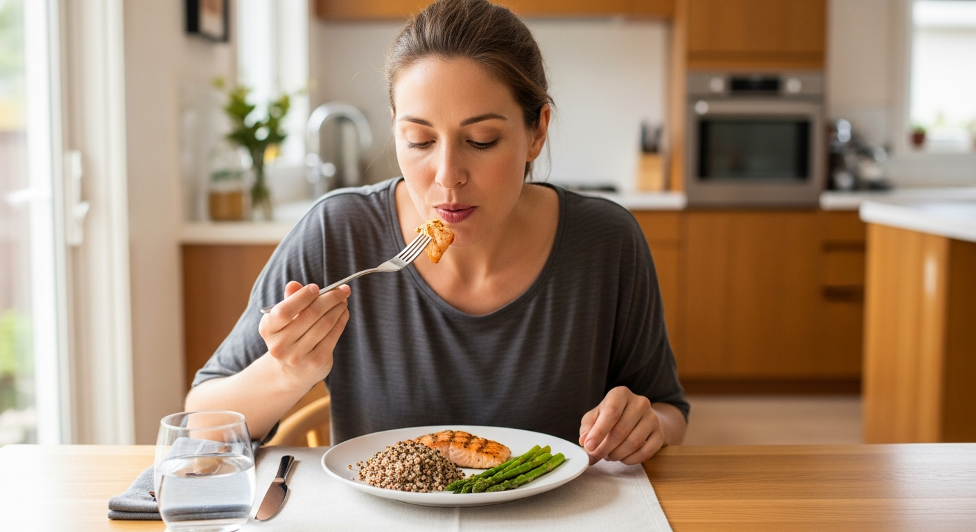 Mindful eating and portion control — professional hypnotherapy in Wokingham, Berkshire with Darren Carter.