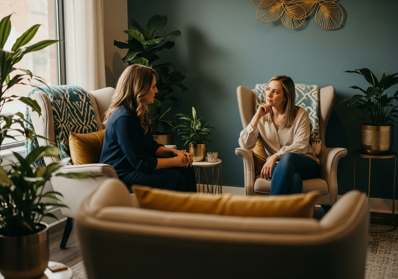 Professional hypnotherapy session — the turning point where motivation begins to unlock.