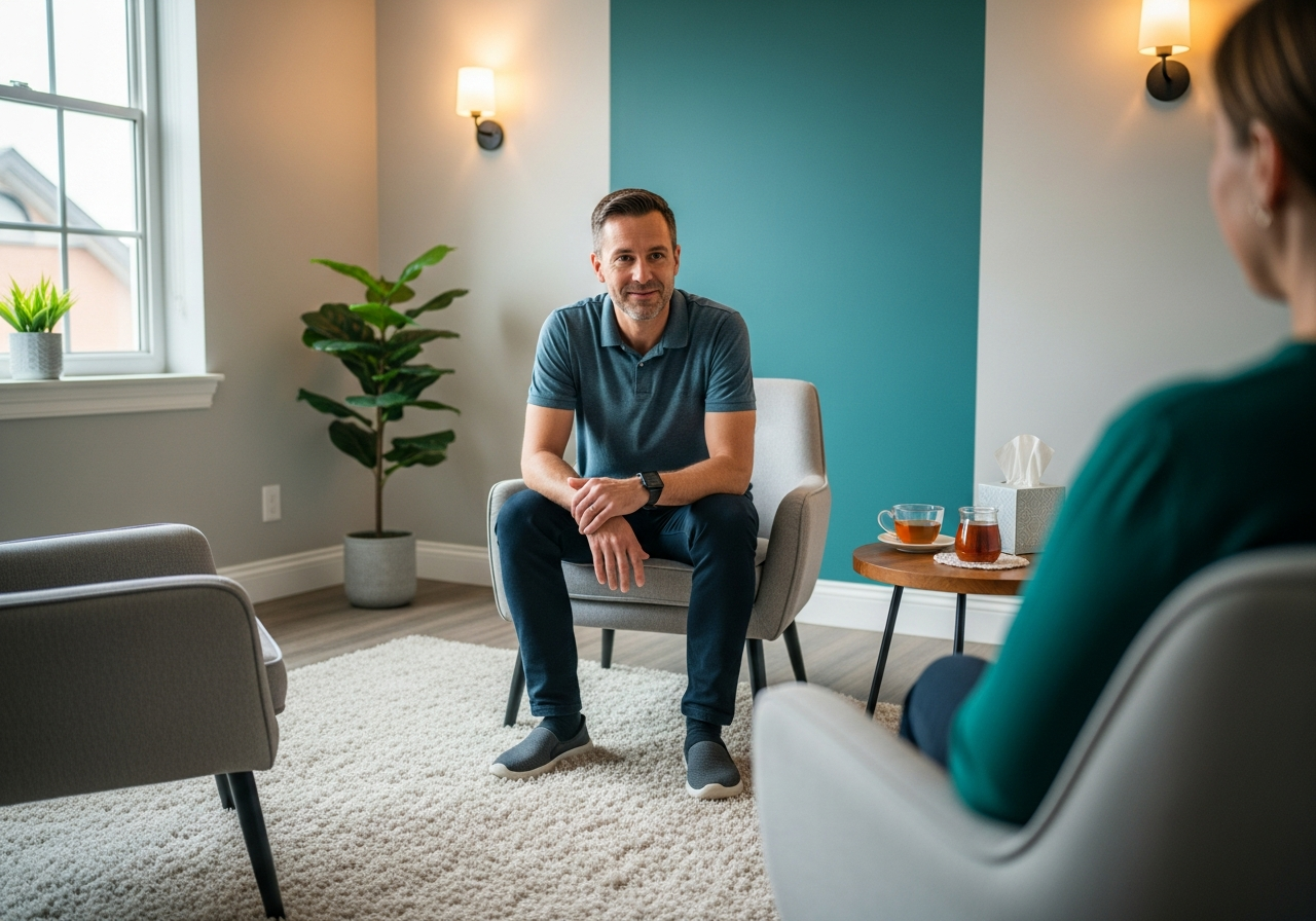 Professional hypnotherapy session — a safe, supportive space to begin opioid addiction recovery.